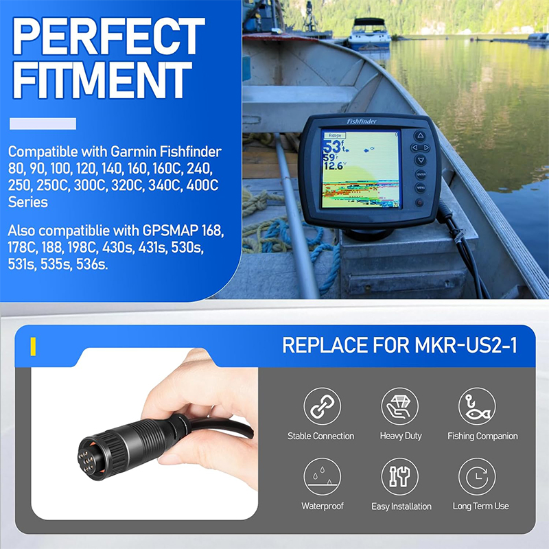 MKR-US2-1 Adaptor Cable Univer - Fish Finder 评论和价格