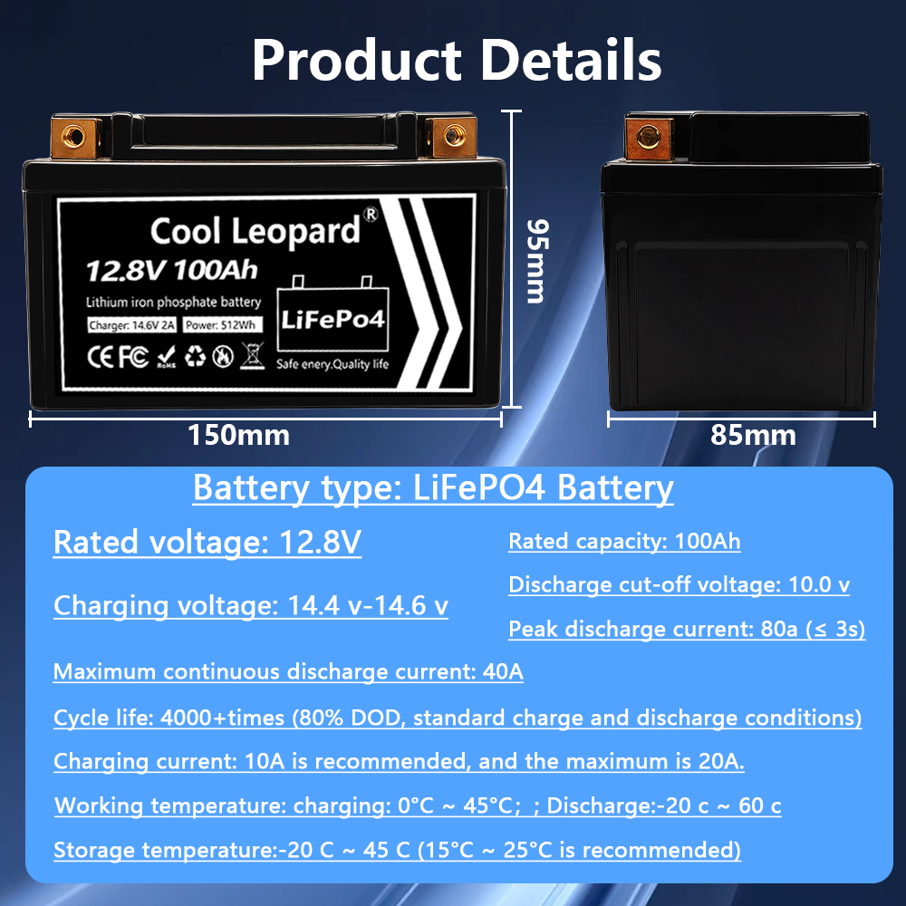 Lightweight 12V 100Ah LiFePO4  - Fish Finder Charger 评论和价格