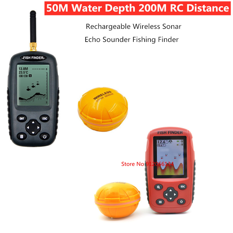 Wireless Fish Finder Portable  - Fish Finder Transducer 评论和价格