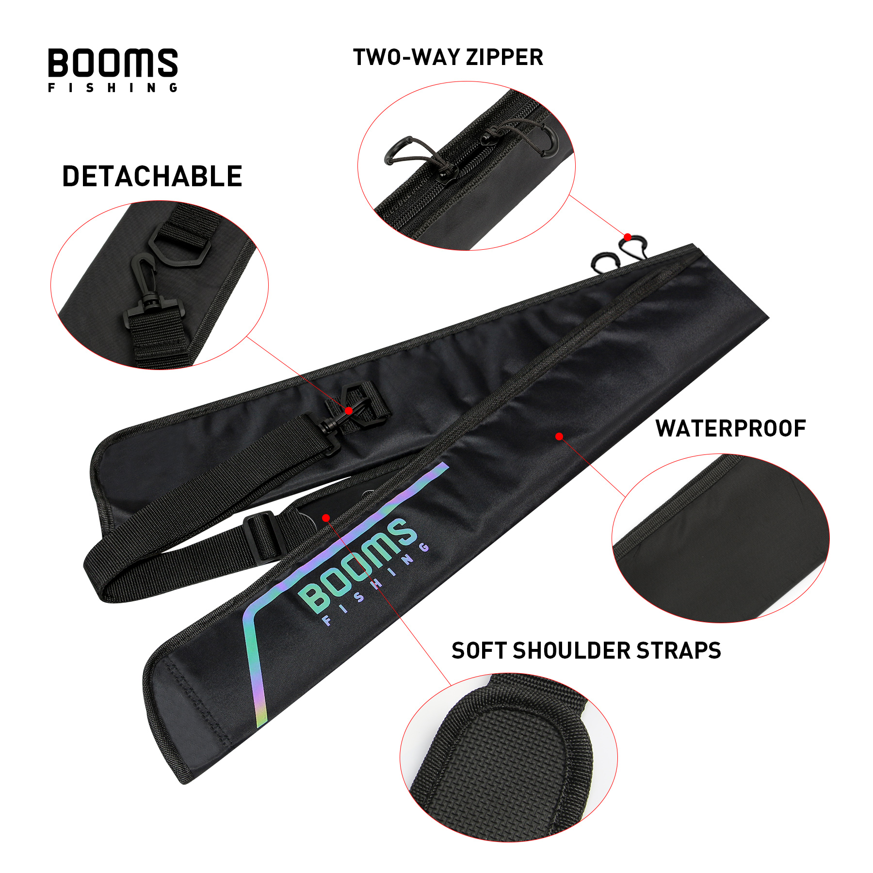 Booms Fishing 195cm Large Wate - Fish Finder Case 评论和价格