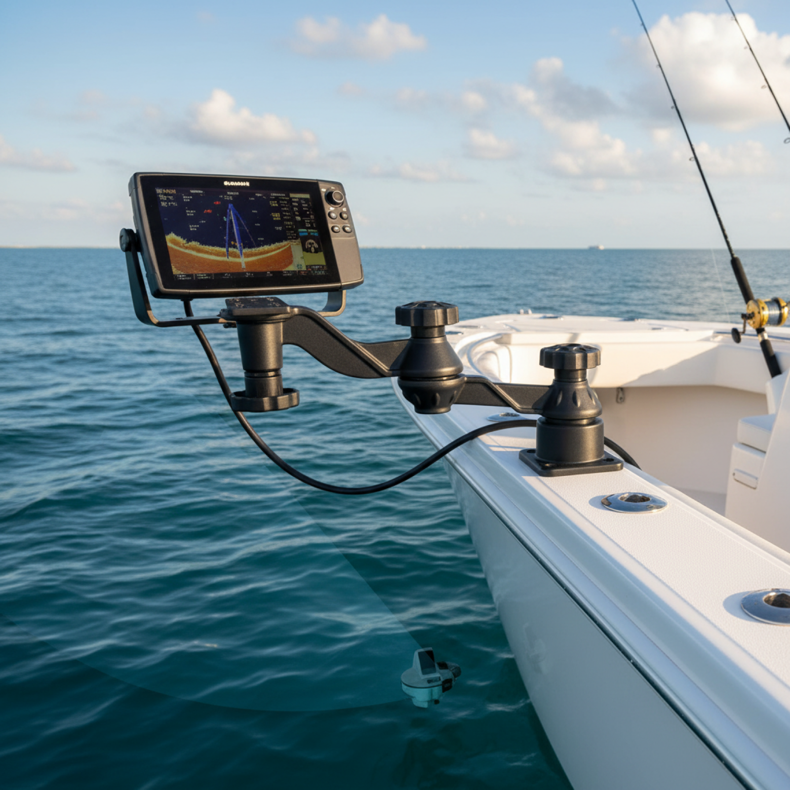 Durable Aluminum Alloy Fish Fi - Fish Finder Mount 评论和价格