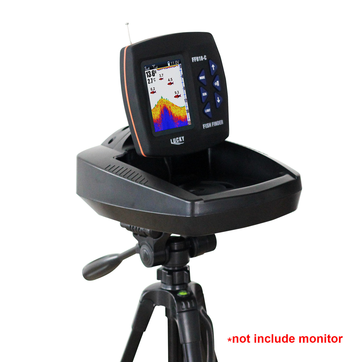 Lucky FF918 boat fish finder b - Fish Finder Transducer 评论和价格