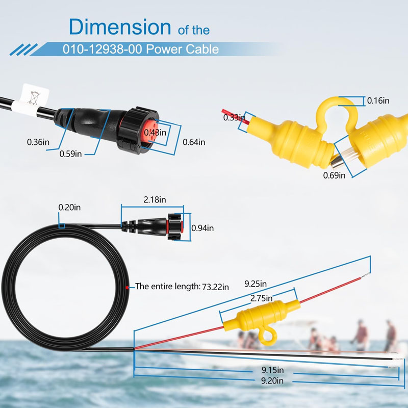 010-12938-00 Boat Power Cable  - Fish Finder Cable 评论和价格