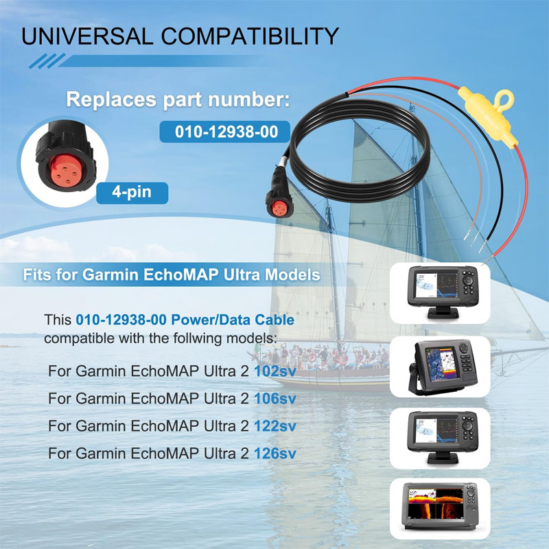 010-12938-00 Boat Power Cable  - Fish Finder Cable 评论和价格