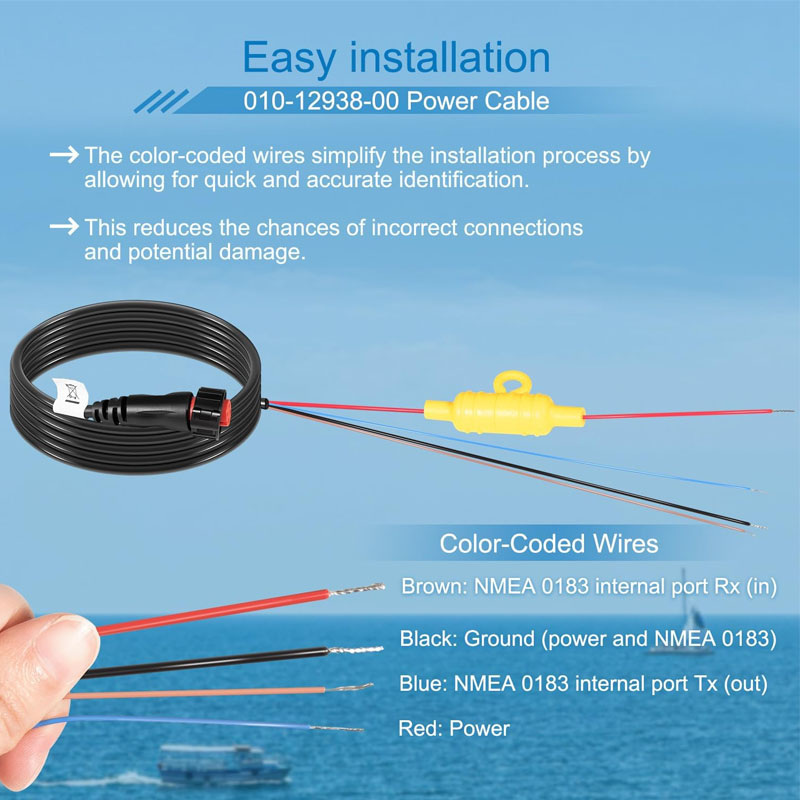 010-12938-00 Boat Power Cable  - Fish Finder Cable 评论和价格