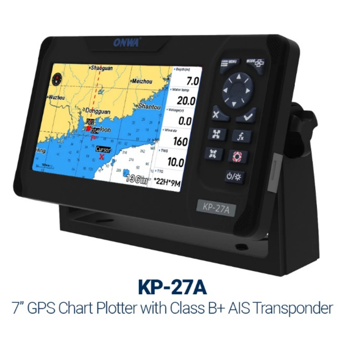 ONWA KP-27A 7-inch Color LCD G - Fish Finder Gps 评论和价格