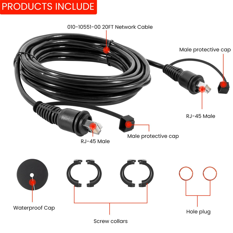 010-10551-00 Marine Network Ca - Fish Finder Cable 评论和价格