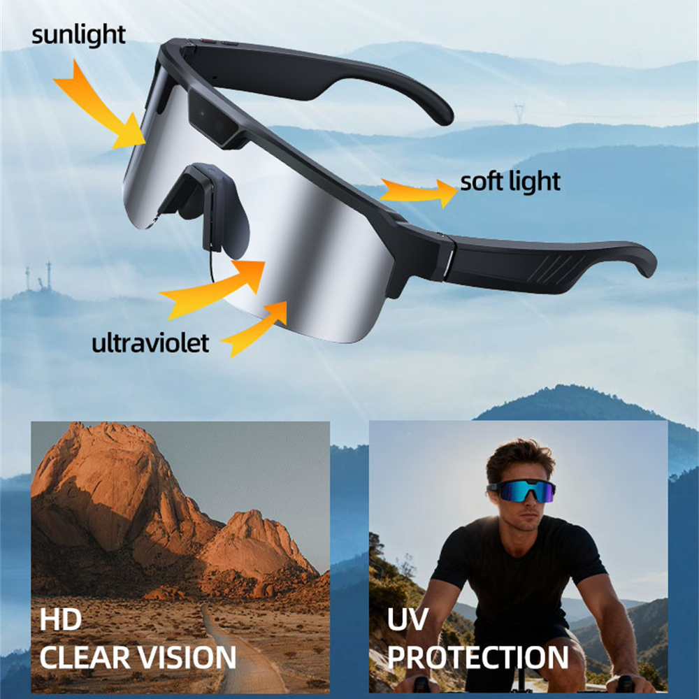 AI Smart Cycling Glasses Men W - Fishing Camera 评论和价格